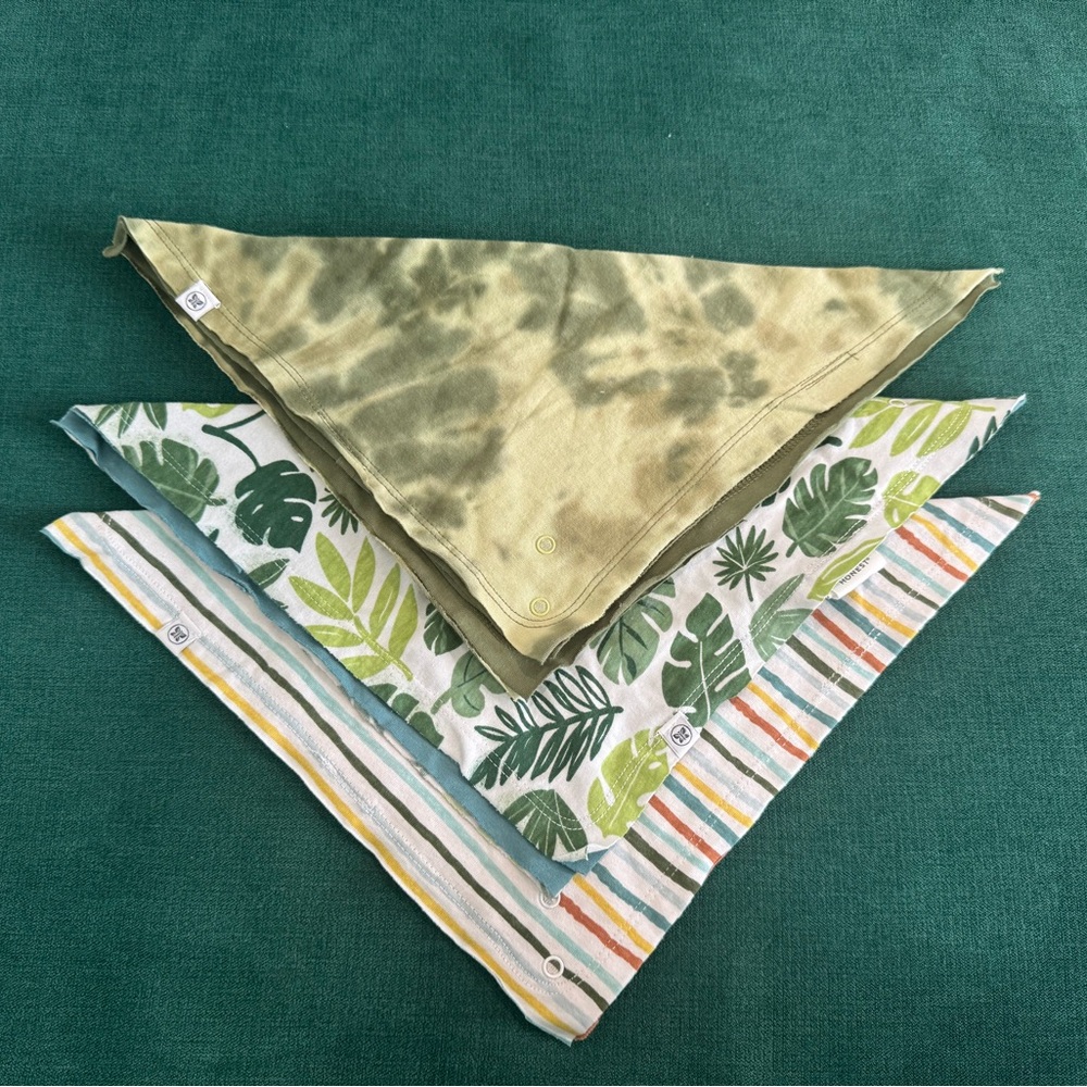 3 pack Honest Company Bandana Bibs